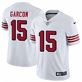Nike Men & Women & Youth 49ers 15 Pierre Garcon White Color Rush Vapor Untouchable Limited Jersey,baseball caps,new era cap wholesale,wholesale hats